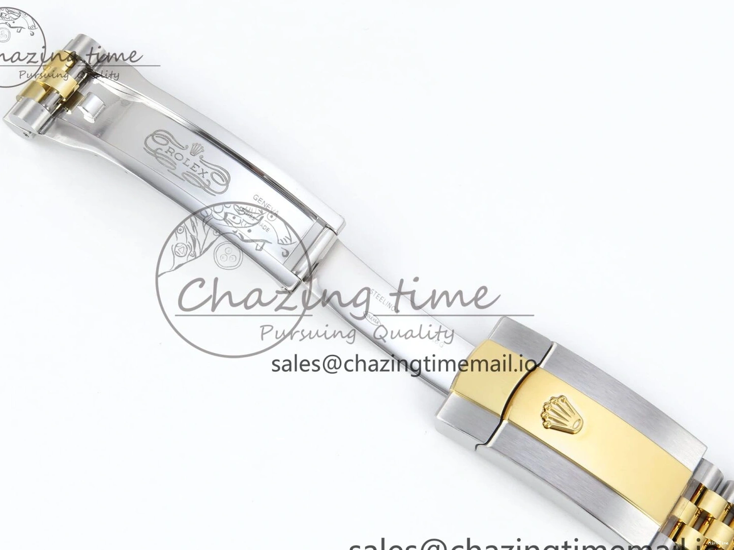 MiroTime 1225 DateJust 36 126233 EWEF Best Edition YG Leaf Dial on SS YG Jubilee Bracelet A Sporty 628